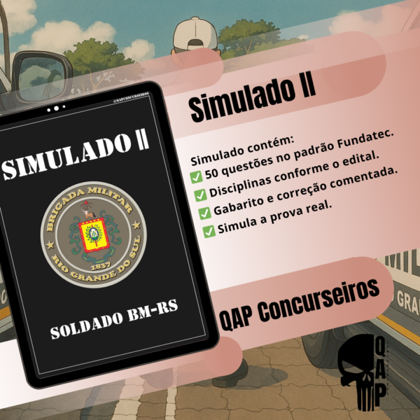 Simulado II - Soldado Brigada Militar