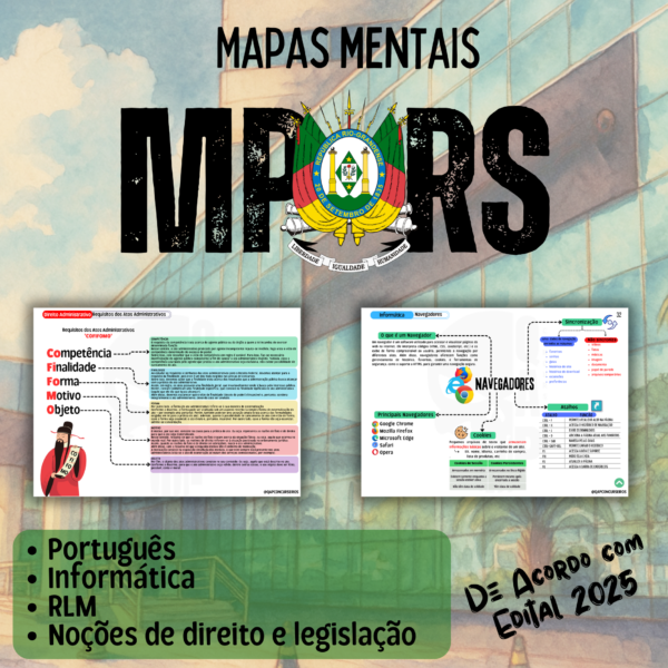 Mapas Mentais - Ministério Público-RS - Técnico
