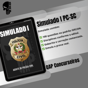 Simulado PCSC - Agente (Pós-Edital)
